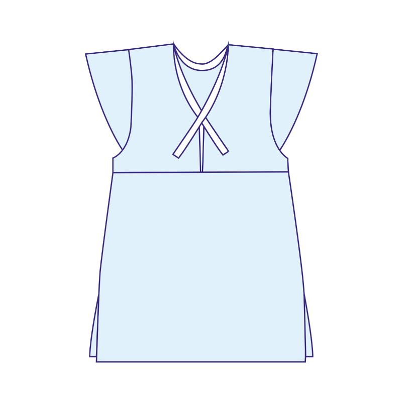 Сорочка для породіллі Taipan-Pharm нестерильна Спанбонд-30 г/м2